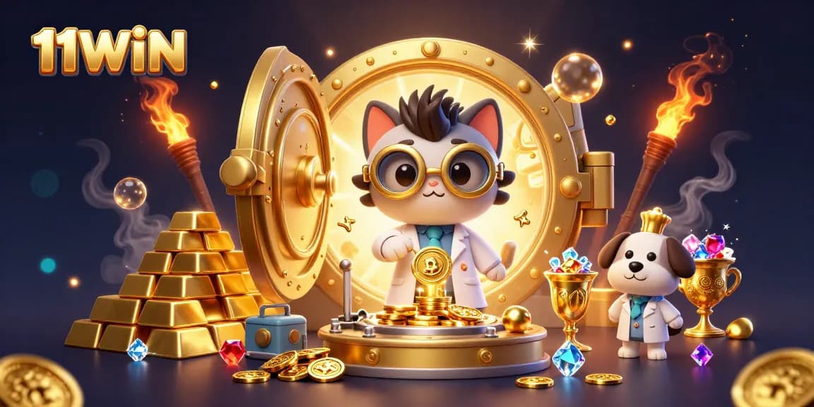 Win big and create wealth with 11WIN's thrilling gold coin replication scene!