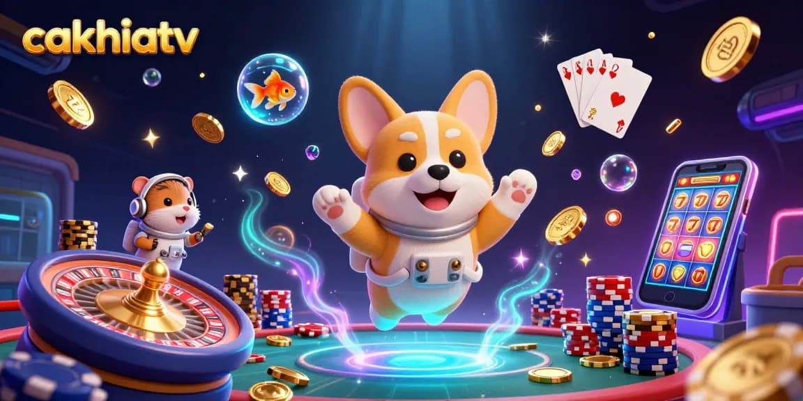 CakhiaTV offers immersive live gambling experiences with engaging characters and vibrant casino elements.