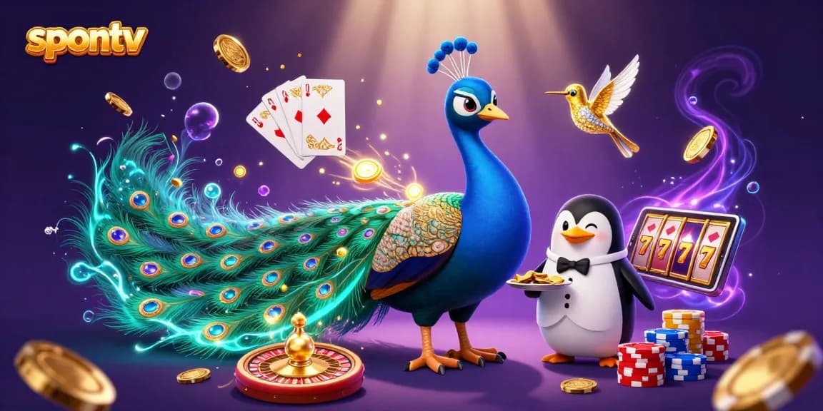 Engage with exciting gaming moments on spontv, featuring vibrant characters and dynamic casino elements.