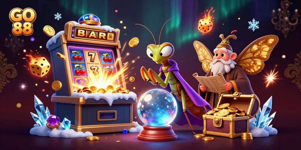 Join the mystical scene at GO 88 with 3D fortune teller and explosive slot action!