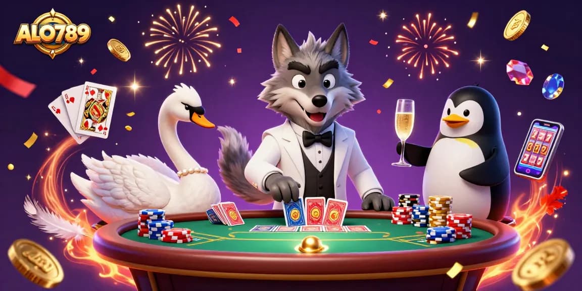 Experience ALO789's vibrant cockfighting action with dynamic elements and rich detail in an engaging casino scene.
