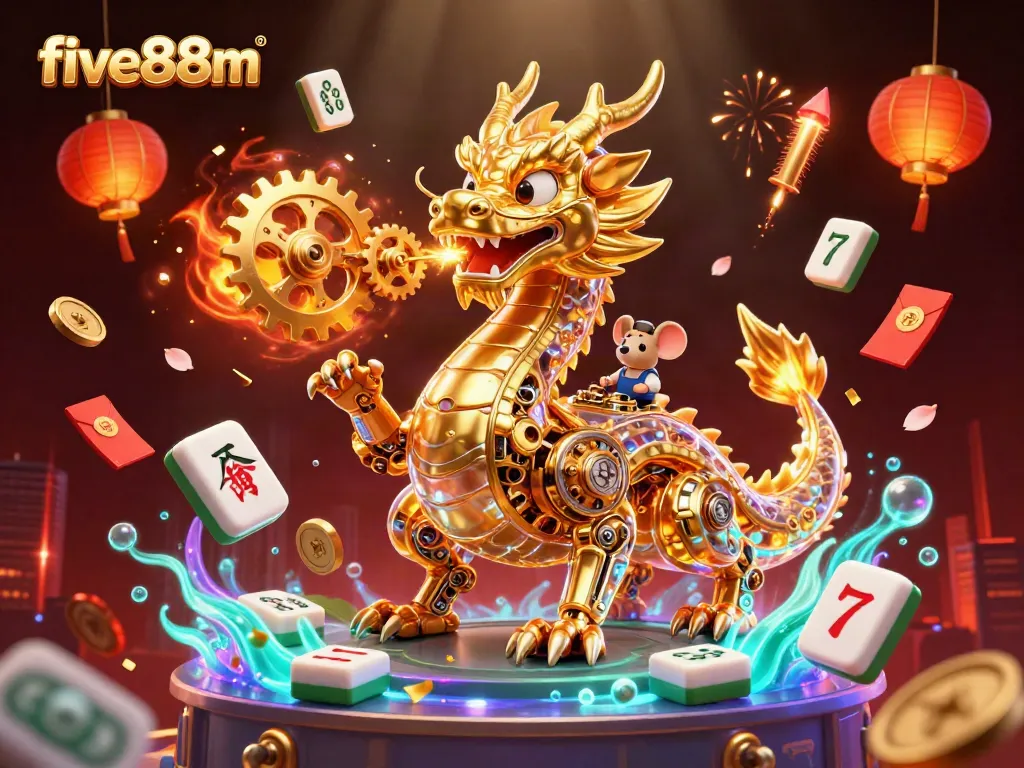 Experience exciting gameplay at five88m with a dynamic casino scene featuring unforgettable characters and vibrant elements.