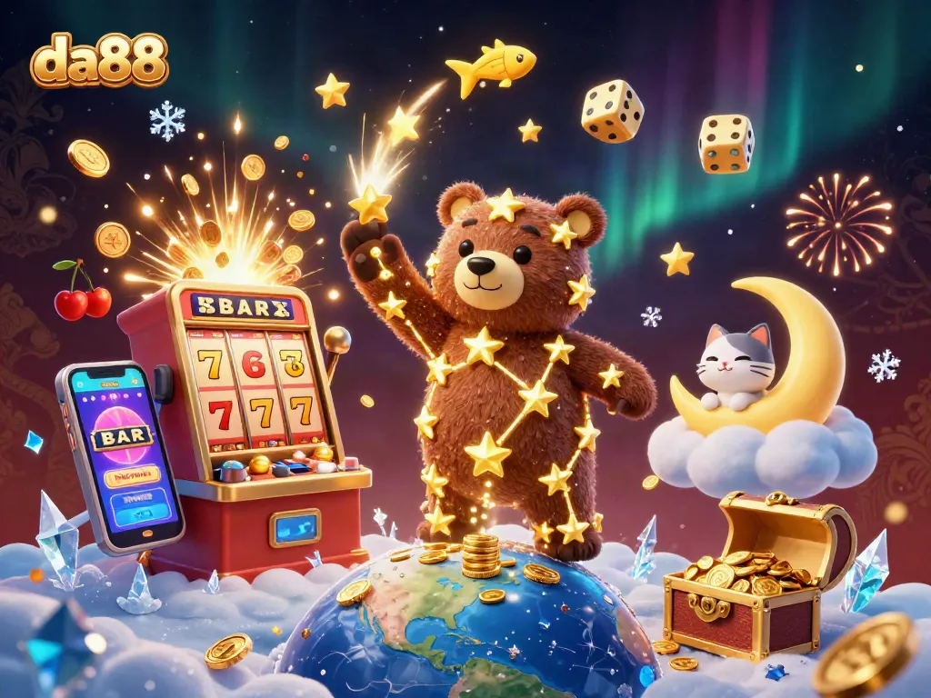 Experience thrilling jackpots at da88 with an explosive casino adventure featuring slots and winning symbols.