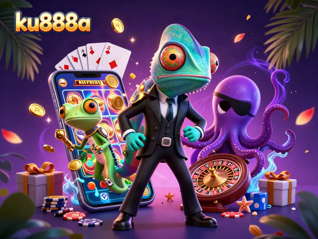 Engage in vibrant casino action with ku888a, featuring dynamic characters and exciting game elements.
