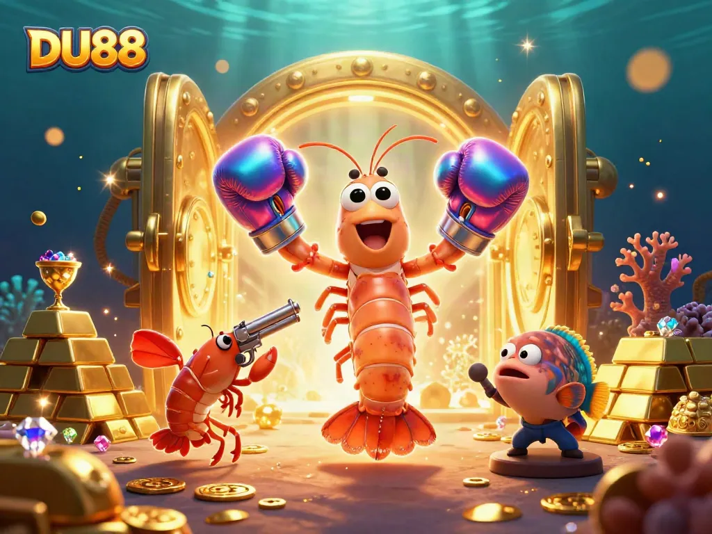 Experience thrilling wins at DU88 with playful ocean characters and shining treasures!