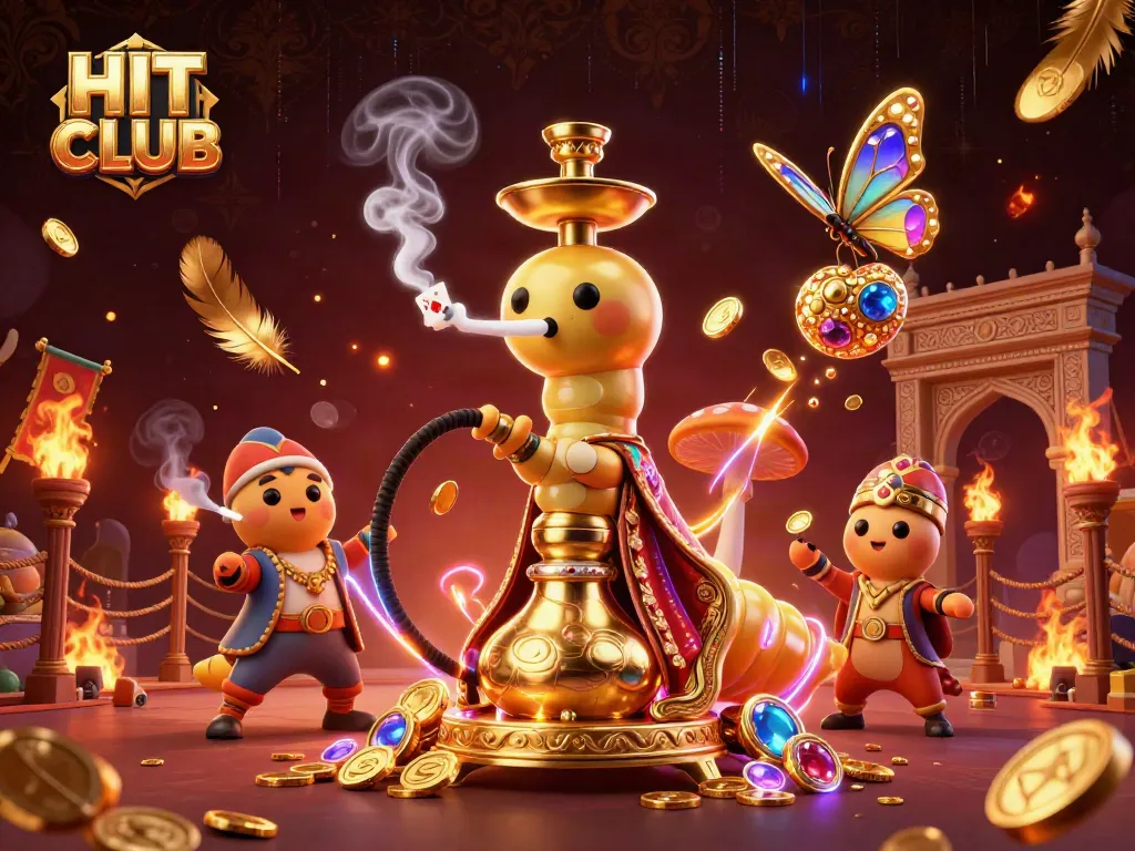 Experience exciting gameplay at HIT CLUB, where thrilling poker hands and vibrant casino elements collide.