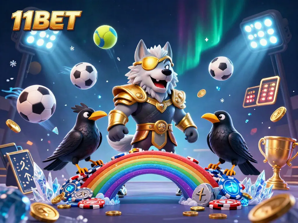 Engage with thrilling betting experiences at 11BET featuring a vibrant casino scene.