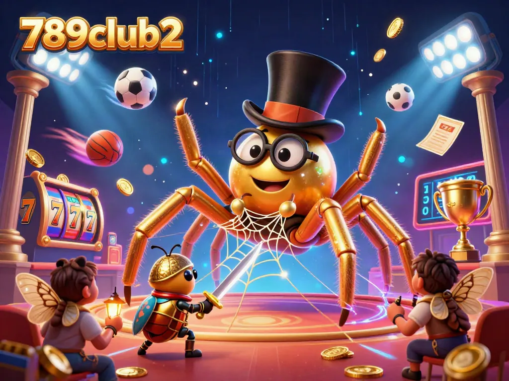 Experience thrilling excitement at 789club2 with a dazzling illustration of a vibrant casino scene filled with dynamic characters and elements.