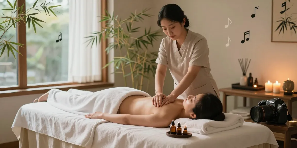 Experience soothing 서울출장마사지 in a tranquil home spa setting with calming elements.
