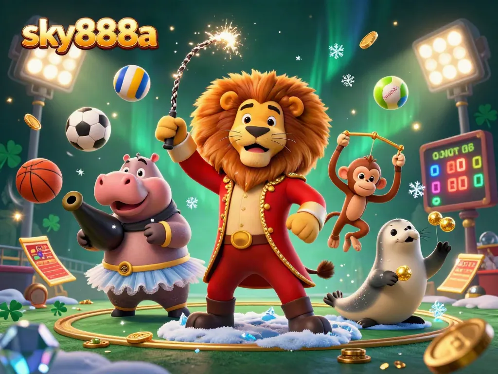 Experience thrilling wins at sky888a with dynamic sports action and vibrant casino elements.