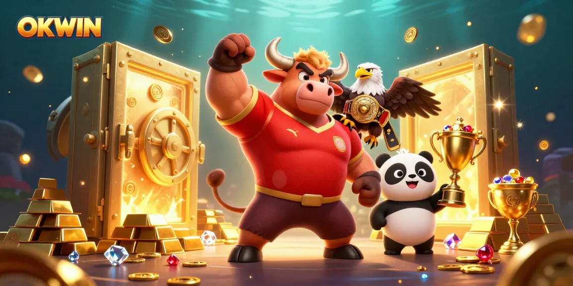Celebrate your wins with OKWIN's immersive casino experience and trophy moments!