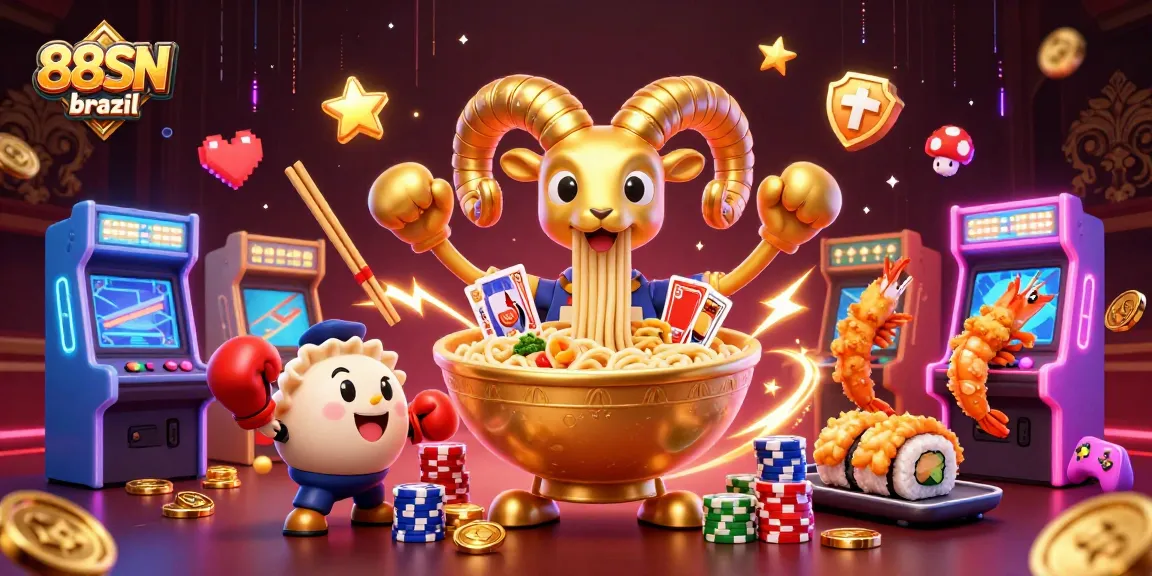 Engage with 88SN brazil's vibrant gaming realm featuring interactive characters and colorful casino elements.