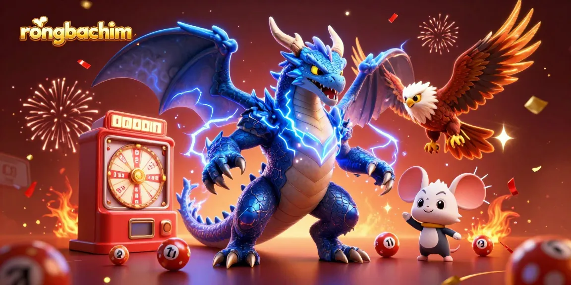 Play exciting lottery games featuring rongbachkim with dynamic colorful elements and winning possibilities