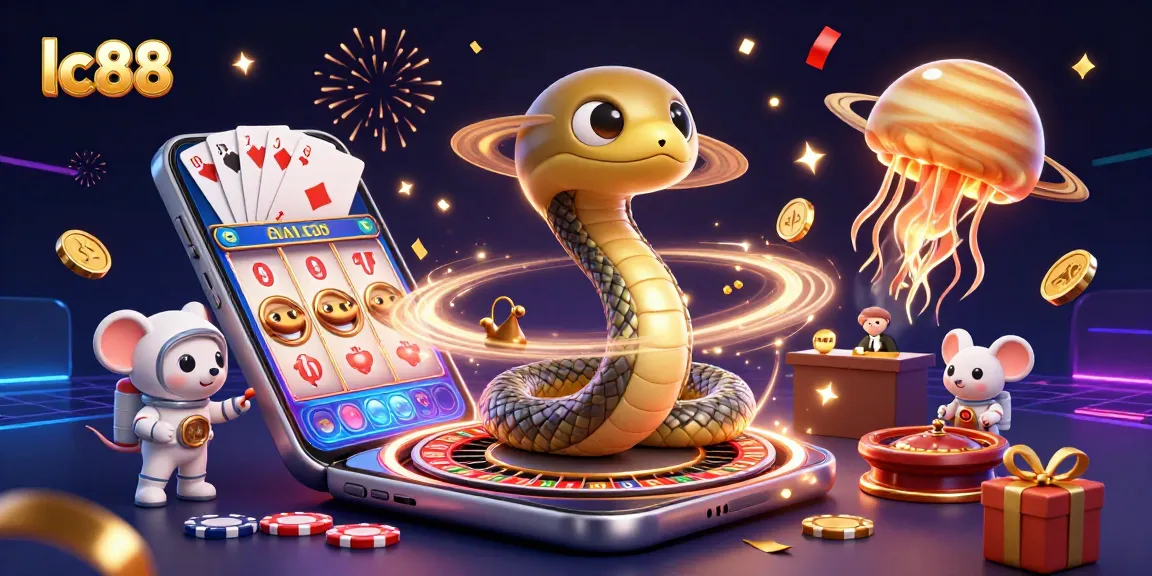 Experience dynamic gaming action at lc88 with a cosmic snake roulette, astronaut mice, and vibrant slot games!