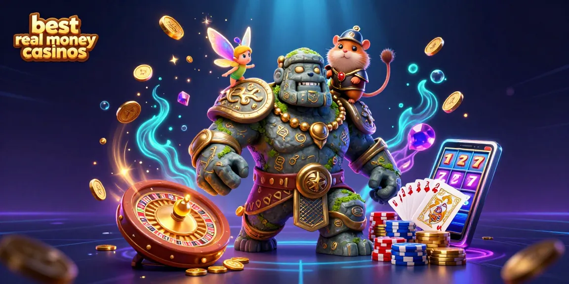 Play at the best real money casinos with vibrant characters and thrilling gaming elements.