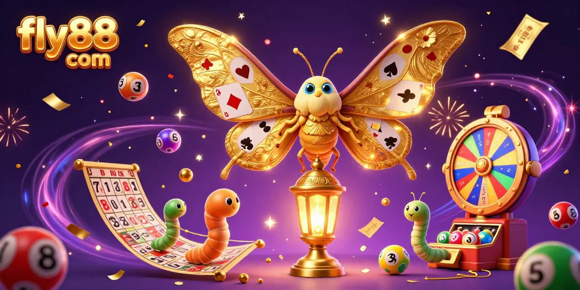 Experience the thrill of winning at fly88 com with dynamic casino scenes and golden elements.
