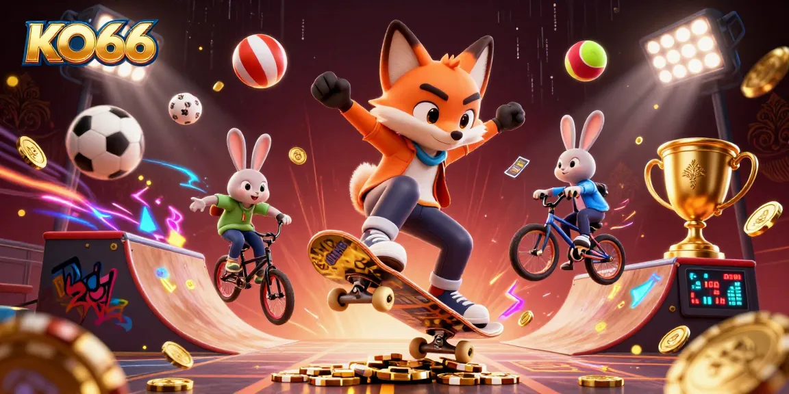 Experience thrilling gameplay at KO66 with vibrant casino-themed action and exciting characters.