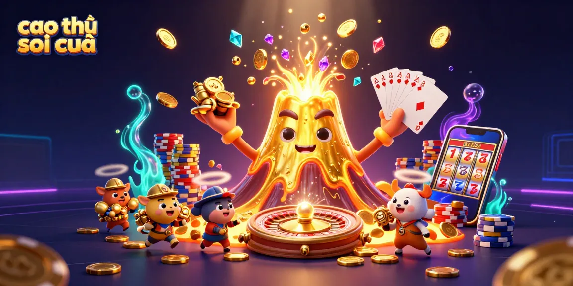 Catching winning numbers with cao thủ soi cầu in a vibrant casino scene featuring treasure and excitement.