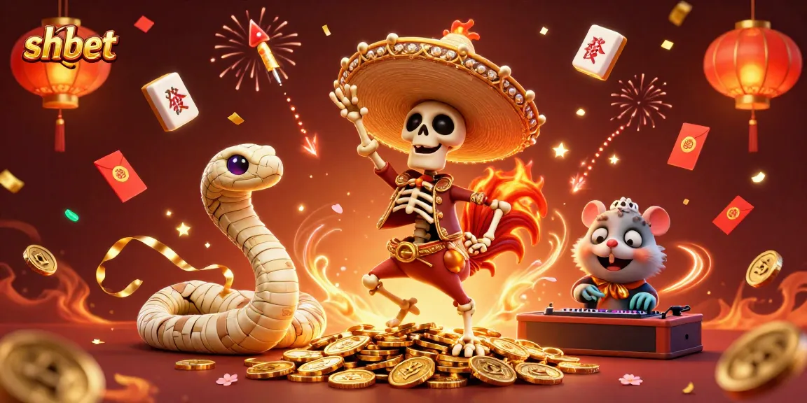 Celebrate with shbet's thrilling casino action featuring vibrant characters and dynamic gaming elements.